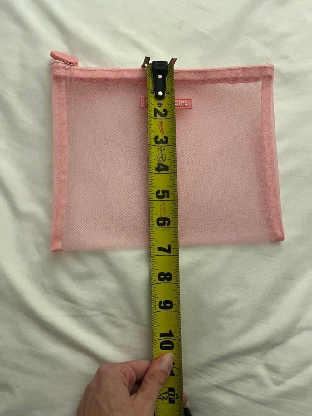 Glow Recipe Blush Pink Mesh Makeup Pouch - Picture 7 of 7